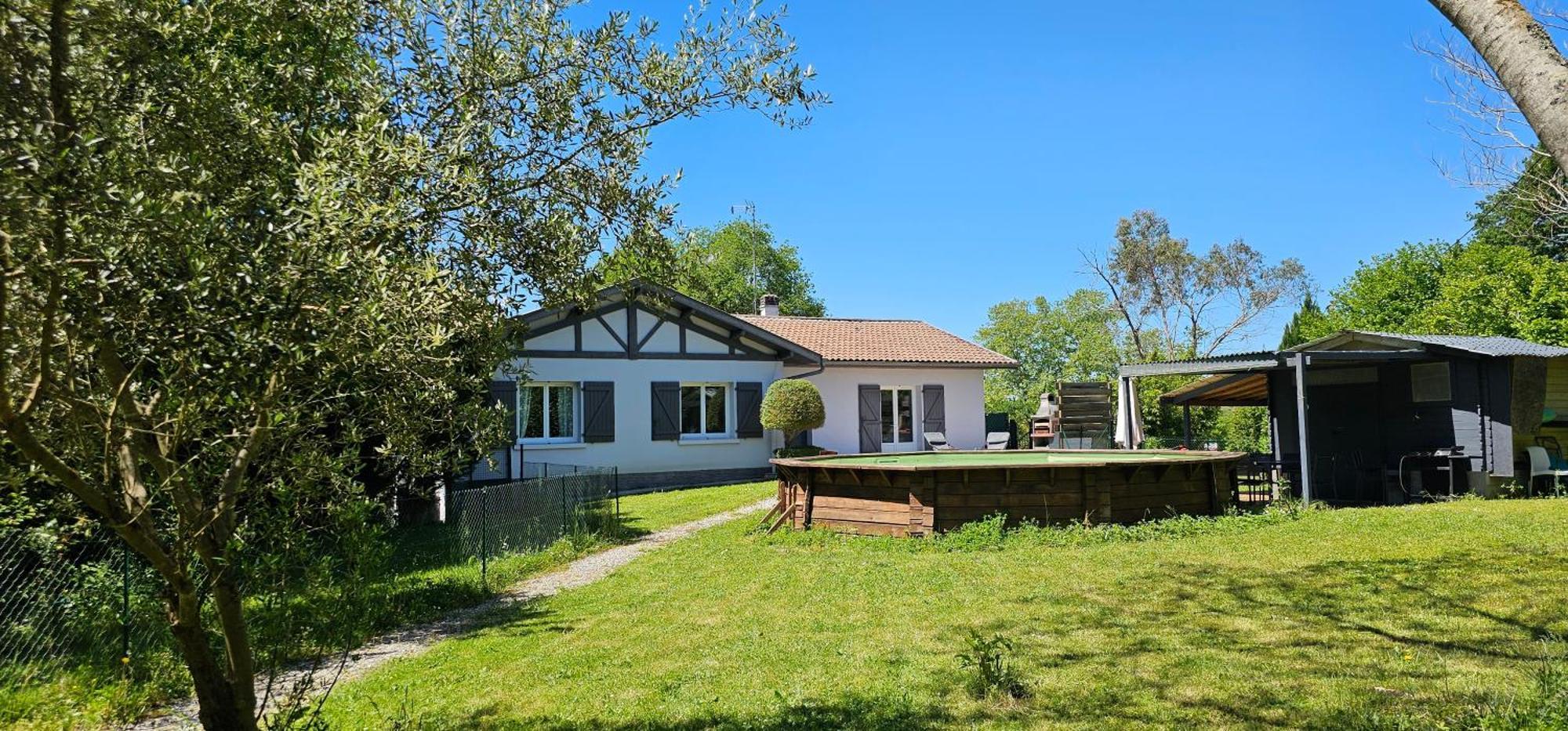 Maison 3 Chambres Avec Piscine Josse エクステリア 写真